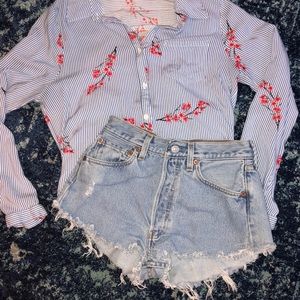 Levi’s vintage cutoff jean shorts